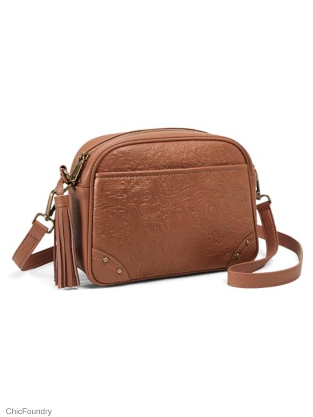 Genuine Leather Crossbody Bag RFID Anti-Theft Small Shoulder Purse